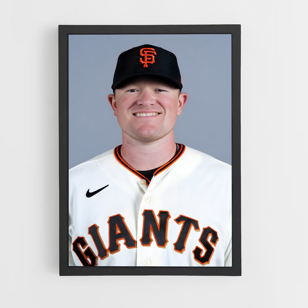Poster Logan webb – affiche Baseball (vue 2)